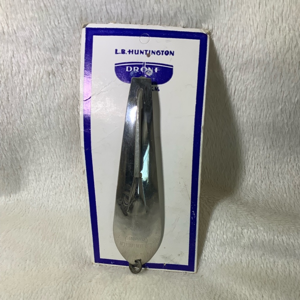 Vintage L.B. HUNTINGTON Drone Spoon No. 2 fishing lure